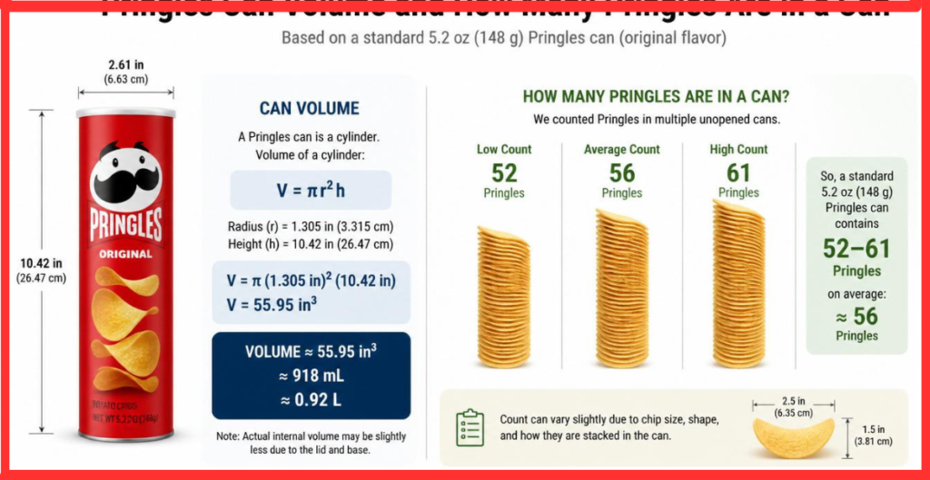 Pringles Can Volume
