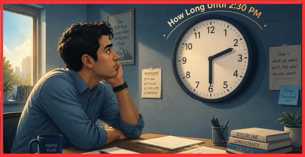 psychology behind how long until 2:30 pm