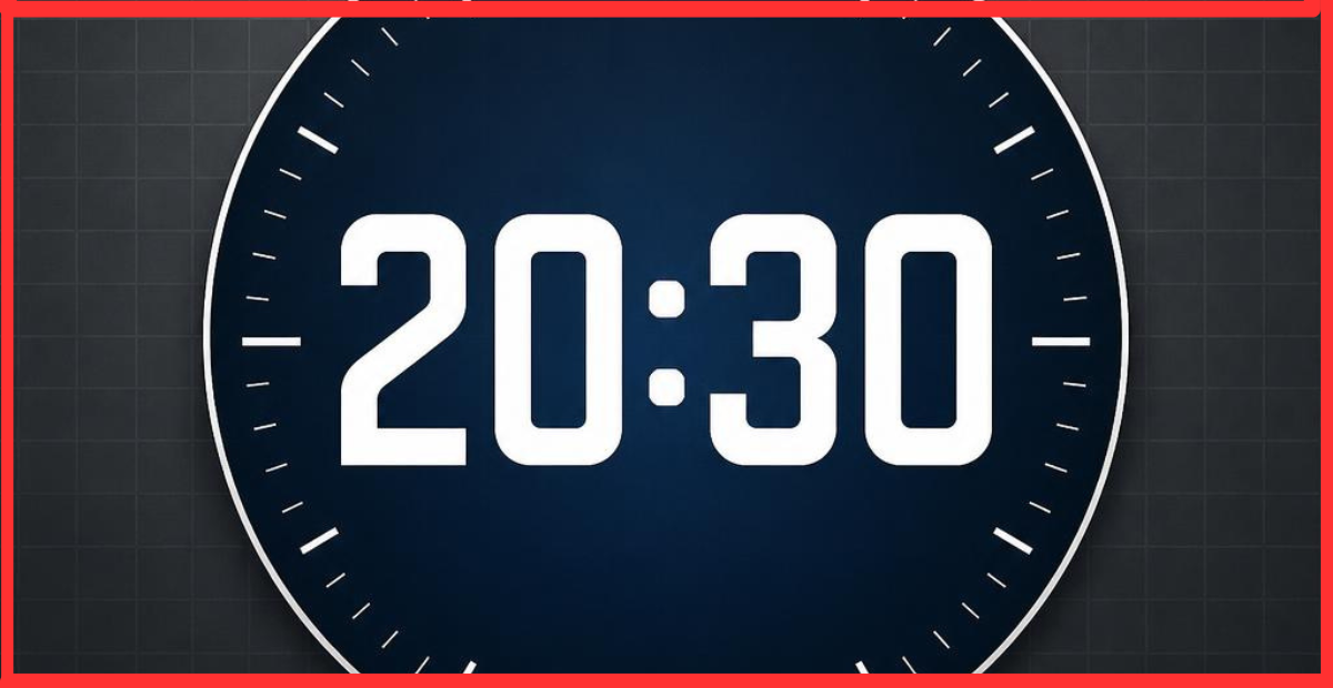20:30 Military Time