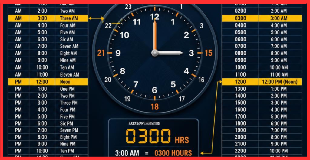 How to Convert Standard Time to Military Time