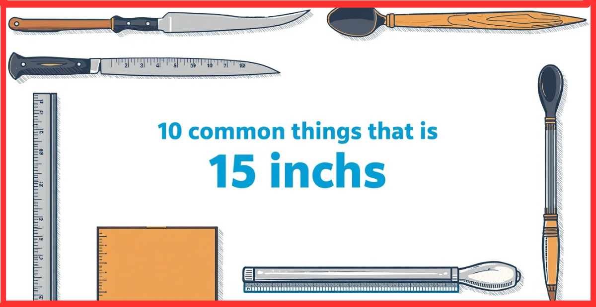 10 Common Things That Are 15 Inches Long