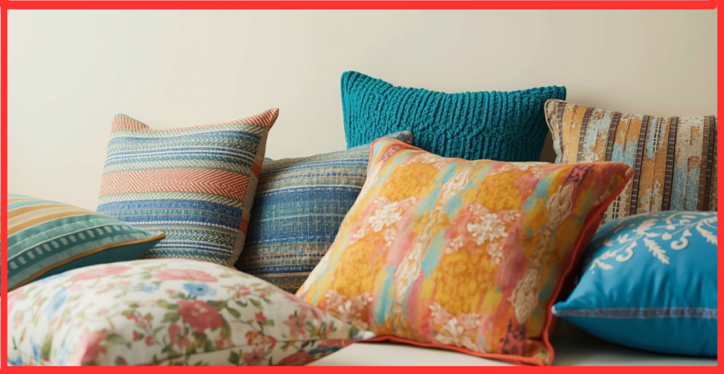 Decorative Throw Pillows Often Reach 15 Inches