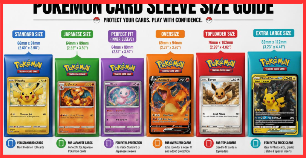 Pokémon Card Sleeve Size Guide