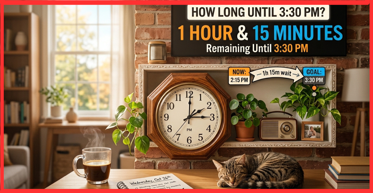 How Long Until 3:30 PM?