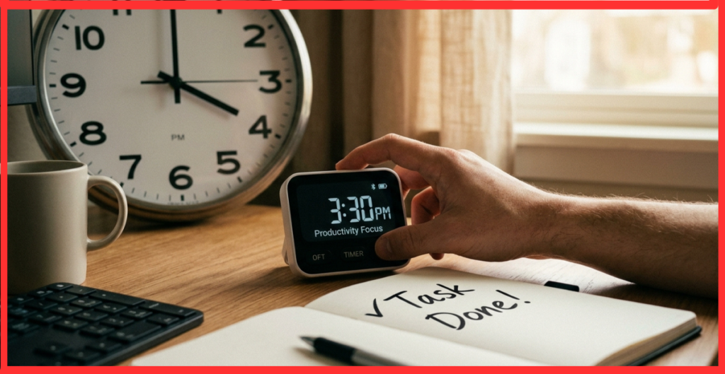 Using a Timer Until 3:30 PM for Productivity