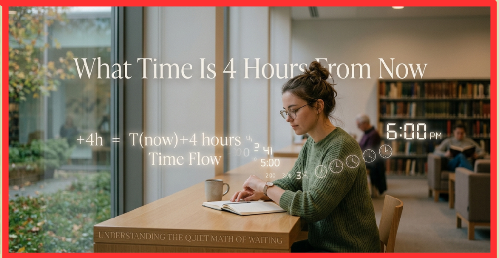 what time is 4 hours from now