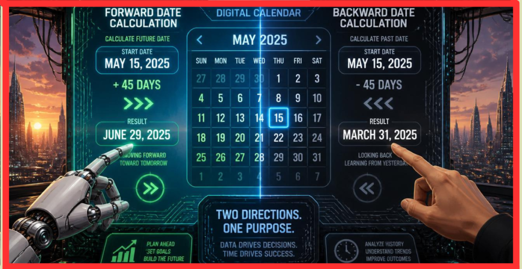 Future Date Calculation vs Backward Date Calculation