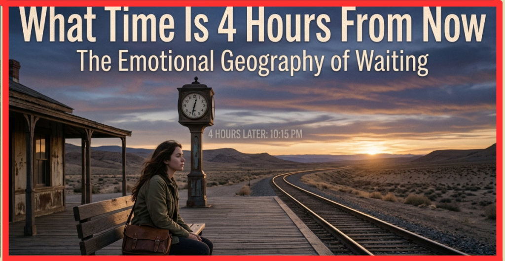 what time is 4 hours from now