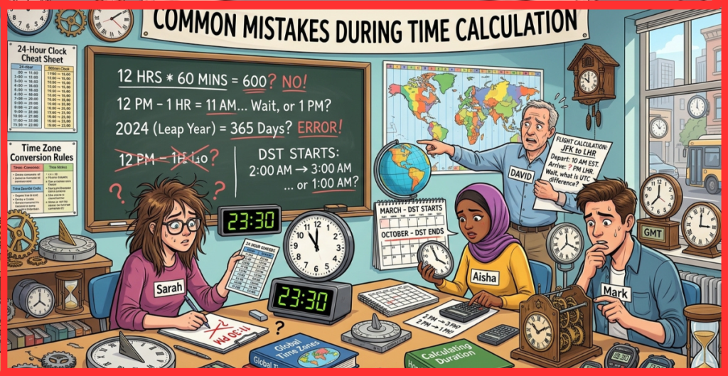 Common Mistakes During Time Calculation