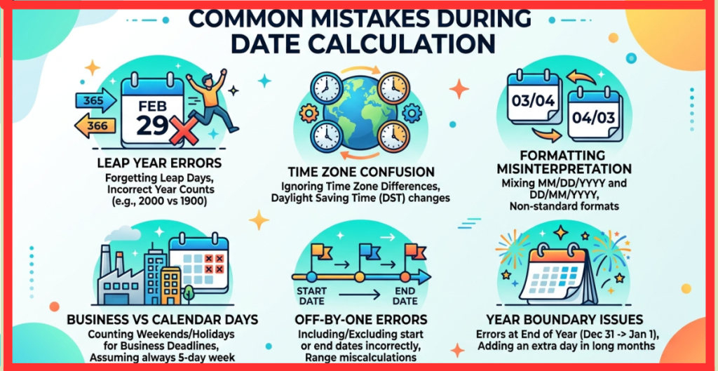Common Mistakes During Date Calculation