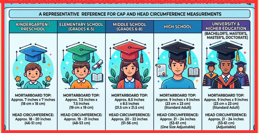 Graduation Cap Size Guide