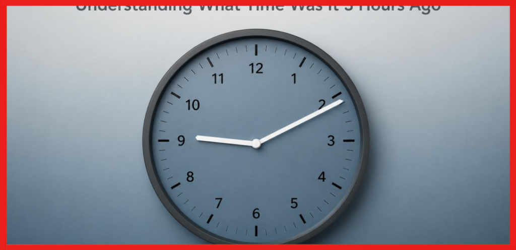 what time was it 3 hours ago