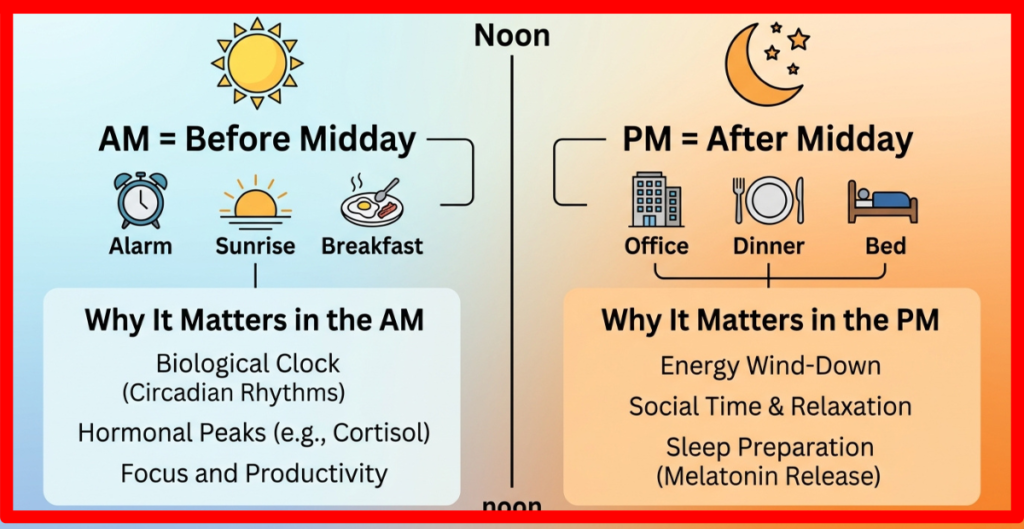 AM and PM