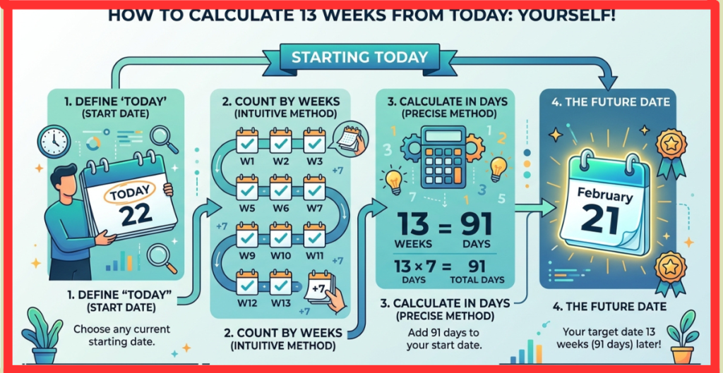 How to Calculate 13 Weeks From Today Yourself
