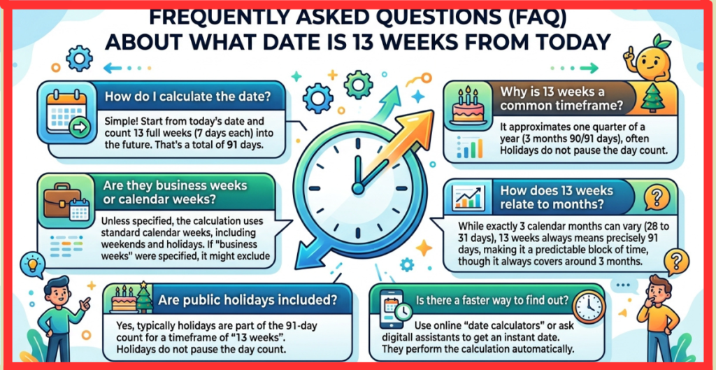 Frequently Asked Questions About What Date Is 13 Weeks From Today