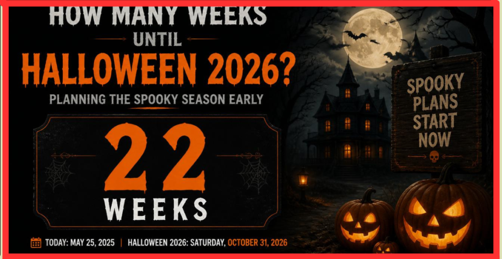 How Many Weeks Until Halloween 2026? Planning the spooky season early