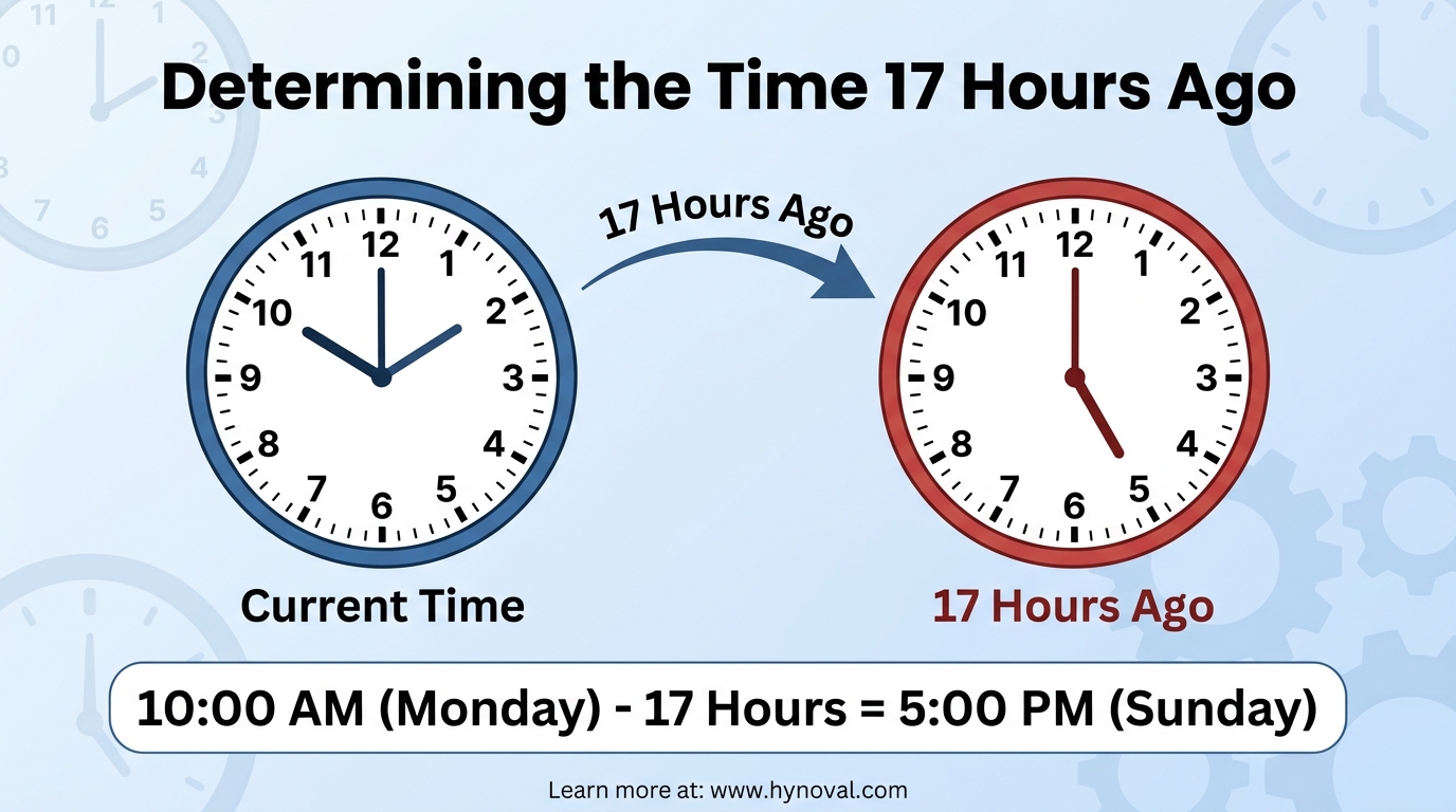 what time was it 17 hours ago